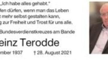 R i.P. Heinz Terrode