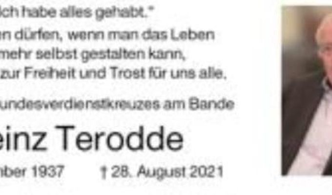 R i.P. Heinz Terrode