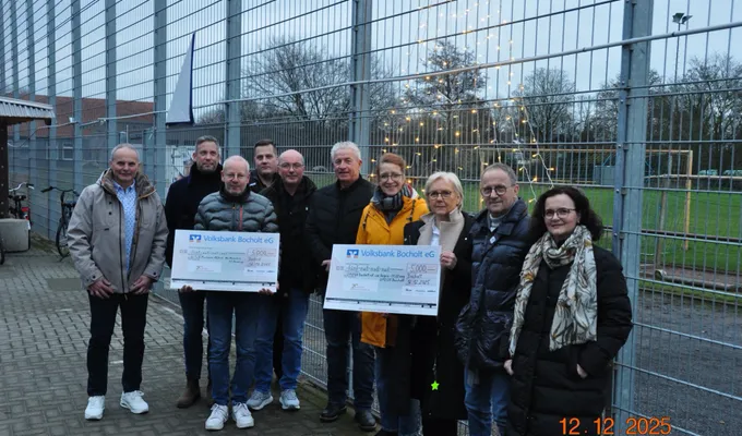 Spende an SC TuB Mussum 1926 e.V. und Omega Bocholt e.V.
