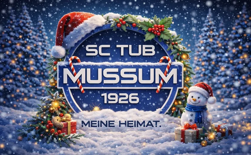 Der SC TuB Mussum wünscht frohe Weihnachten