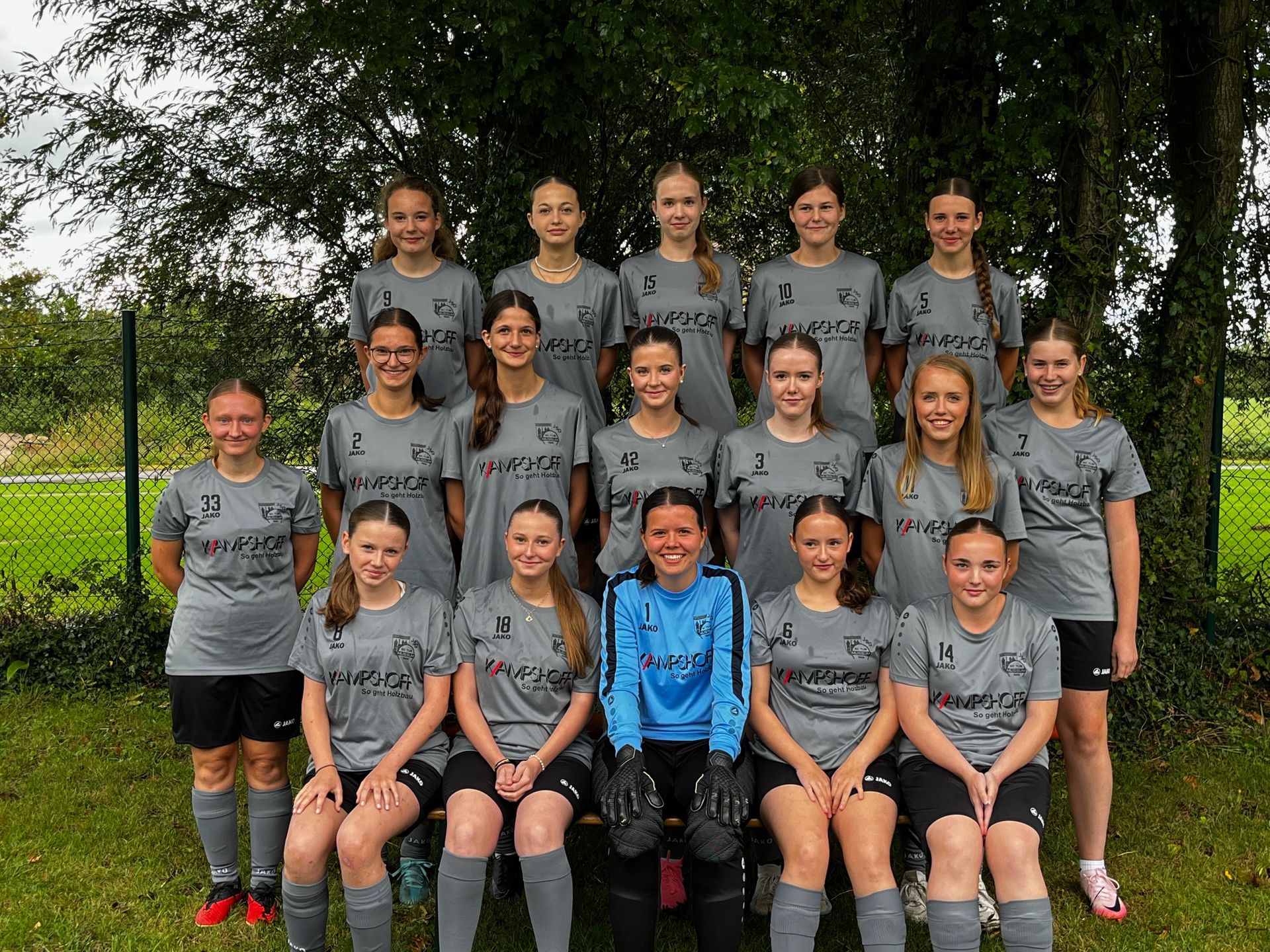 Mannschaftsfoto U17 Mädchen