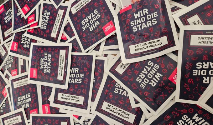 Verkauf vom Stickeralbum gestartet